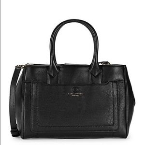 Marc Jacobs Empire City Leather Tote- Black